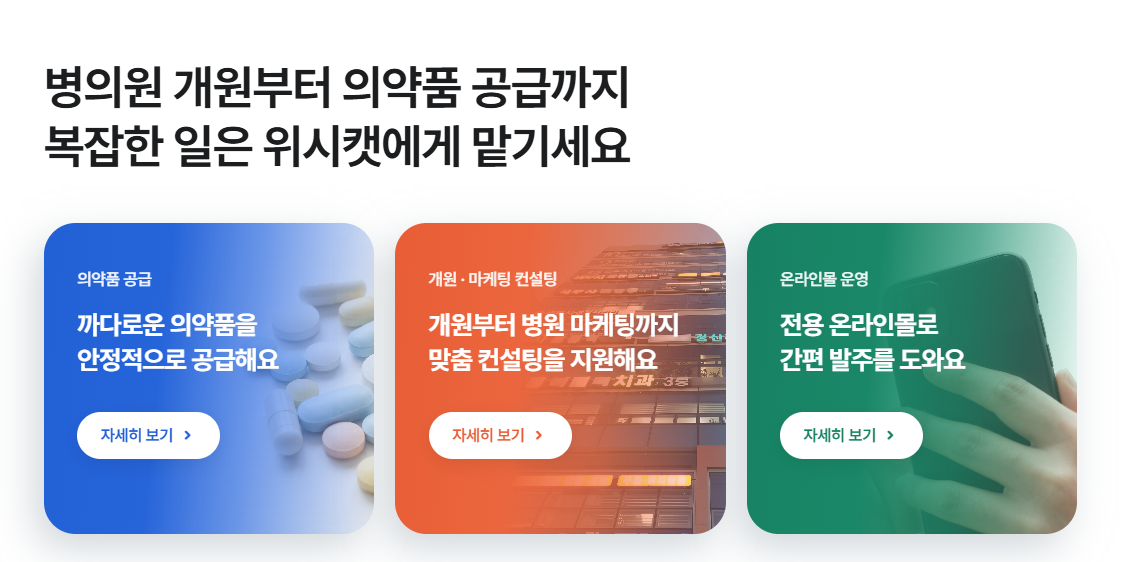 사업 분야 카드 섹션
